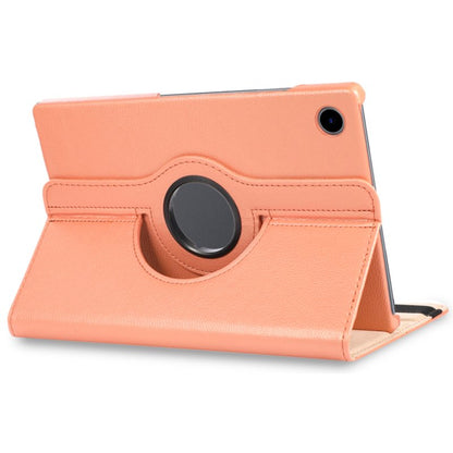 Étui tendance pour Samsung Galaxy Tab A8 X200/X205 en similicuir lisse or rose 10,5 pouces