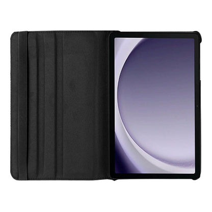 Étui cool en similicuir lisse noir pour Samsung Galaxy Tab A9 Plus X210/X216 11 pouces
