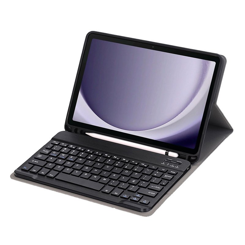 Étui en similicuir noir pour Samsung Galaxy Tab A9 Plus (X210/X216) avec clavier Bluetooth