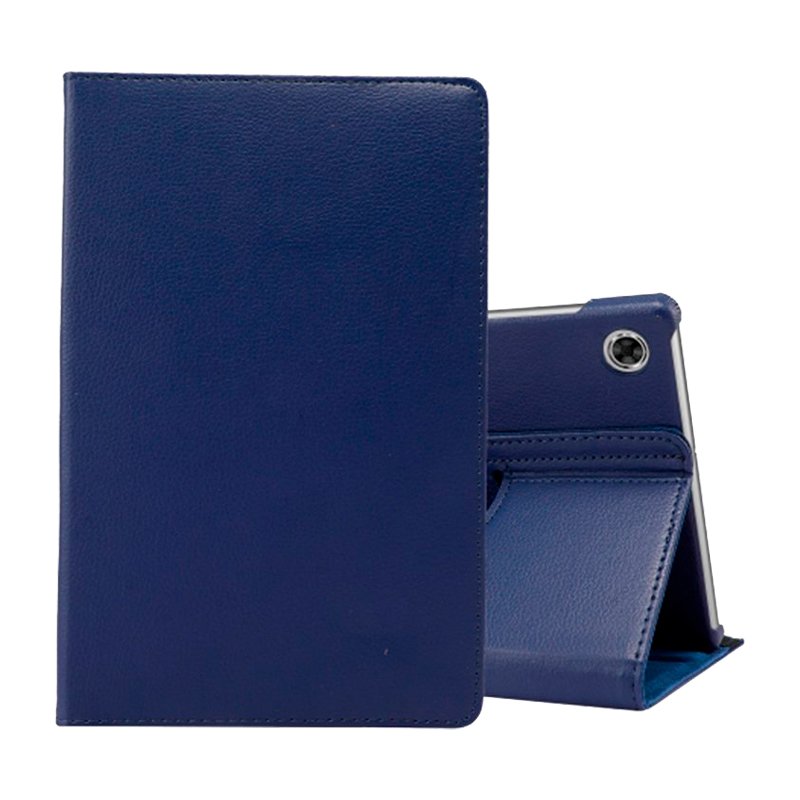 Étui cool en similicuir lisse bleu pour Samsung Galaxy Tab A9 X110 8,7 pouces