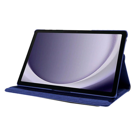 Étui cool en similicuir lisse bleu pour Samsung Galaxy Tab A9 X110 8,7 pouces