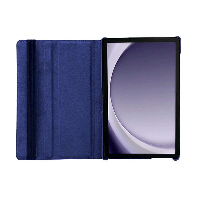 Étui cool en similicuir lisse bleu pour Samsung Galaxy Tab A9 X110 8,7 pouces