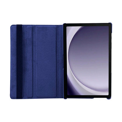 Étui cool en similicuir lisse bleu pour Samsung Galaxy Tab A9 X110 8,7 pouces