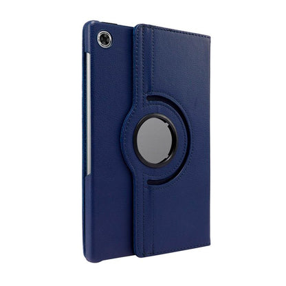 Étui cool en similicuir lisse bleu pour Samsung Galaxy Tab A9 X110 8,7 pouces