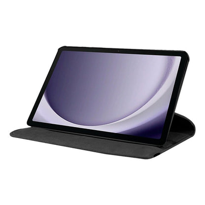 Étui cool en similicuir lisse noir pour Samsung Galaxy Tab A9 X110 8,7 pouces