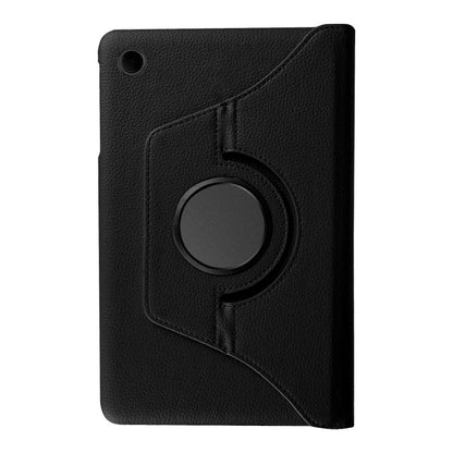 Étui cool en similicuir lisse noir pour Samsung Galaxy Tab A9 X110 8,7 pouces