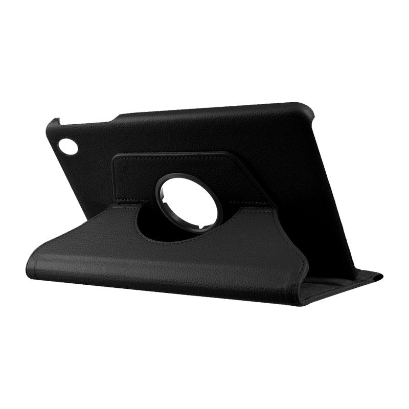 Étui cool en similicuir lisse noir pour Samsung Galaxy Tab A9 X110 8,7 pouces