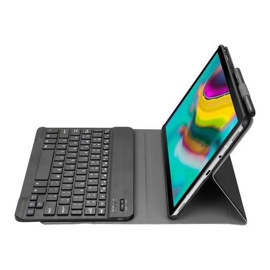 Étui en similicuir avec clavier Bluetooth pour Samsung Galaxy Tab S5e T720/T725 10,5 pouces
