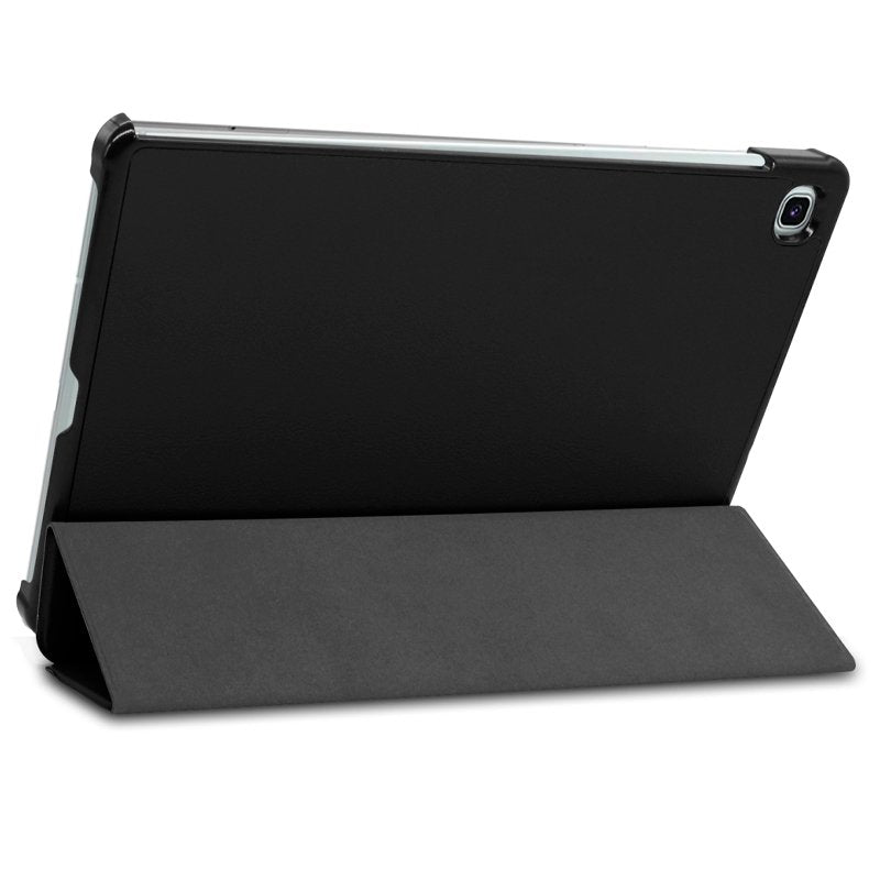 Étui en similicuir noir pour Samsung Galaxy Tab S6 Lite / S6 Lite 2022 / 2024 (P610 / P615 / P619) 10,4 pouces