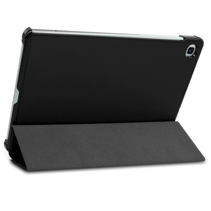 Étui en similicuir noir pour Samsung Galaxy Tab S6 Lite / S6 Lite 2022 / 2024 (P610 / P615 / P619) 10,4 pouces