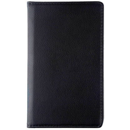 Étui cool en similicuir lisse noir pour Samsung Galaxy Tab S7 Plus / Tab S8 Plus 12,4 pouces
