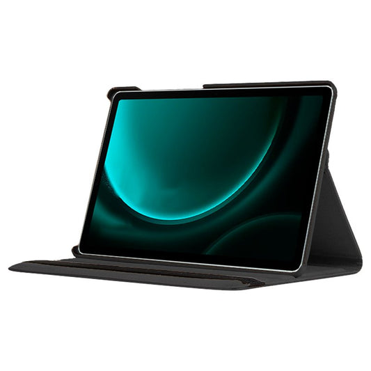 Étui cool en similicuir noir pour Samsung Galaxy Tab S9/Tab S9 FE
