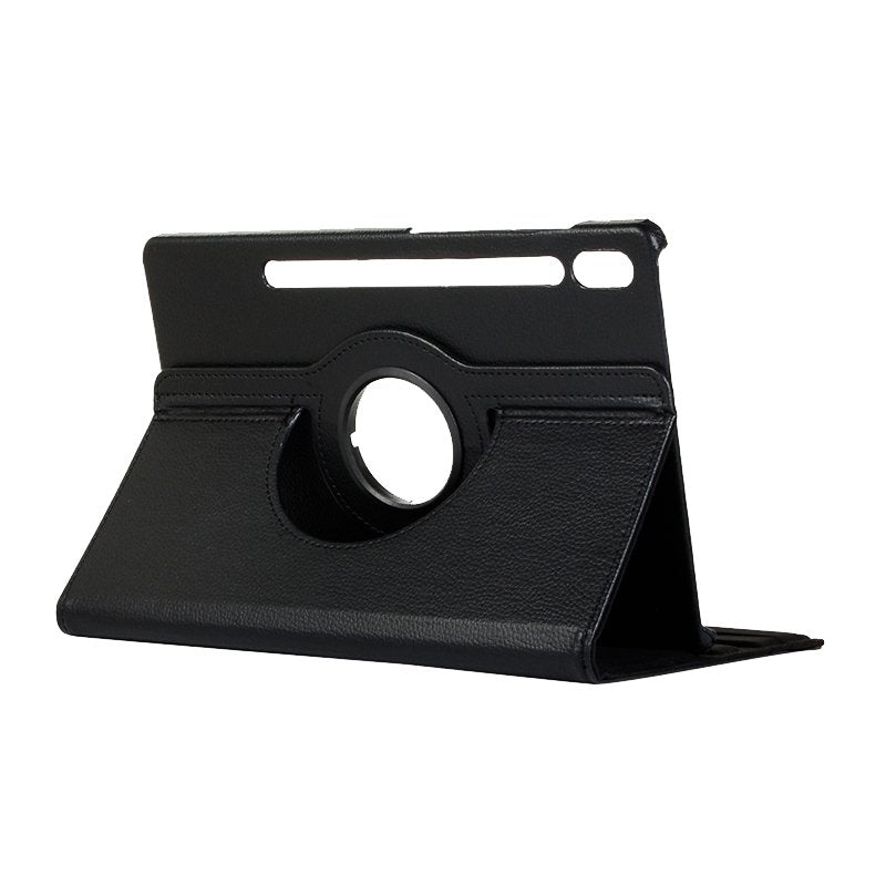 Étui cool en similicuir noir pour Samsung Galaxy Tab S9/Tab S9 FE