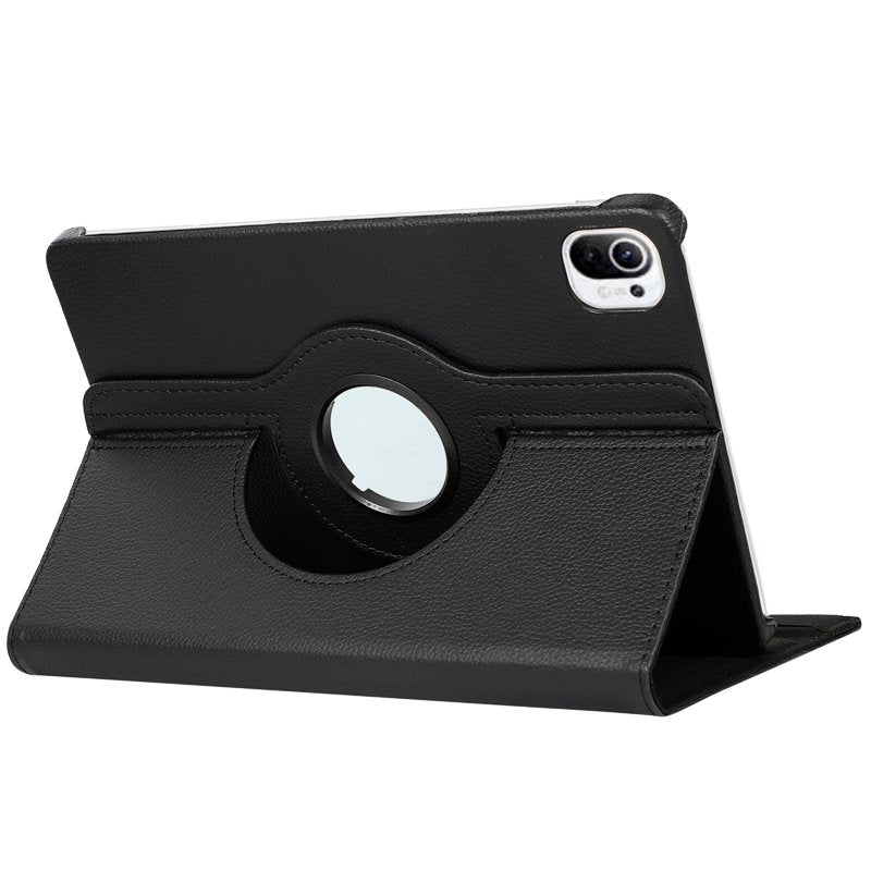Étui cool pour Xiaomi Pad 5 / Pad 5 Pro en similicuir noir lisse 11 pouces