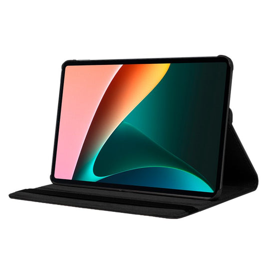 Étui cool pour Xiaomi Pad 5 / Pad 5 Pro en similicuir noir lisse 11 pouces