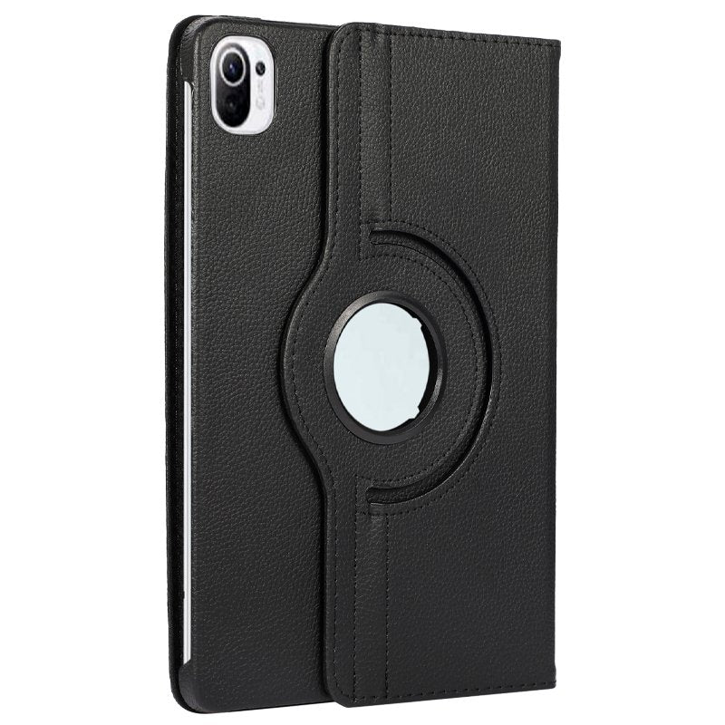 Étui cool pour Xiaomi Pad 5 / Pad 5 Pro en similicuir noir lisse 11 pouces