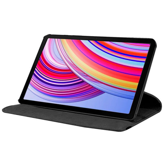 Étui rotatif en similicuir noir pour Xiaomi Redmi Pad Pro (12,1 pouces)