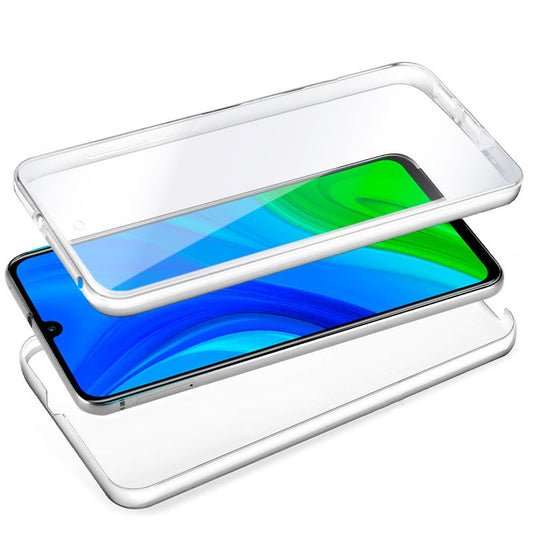Coque 3D en silicone pour Huawei P Smart 2020 (transparente avant et arrière)