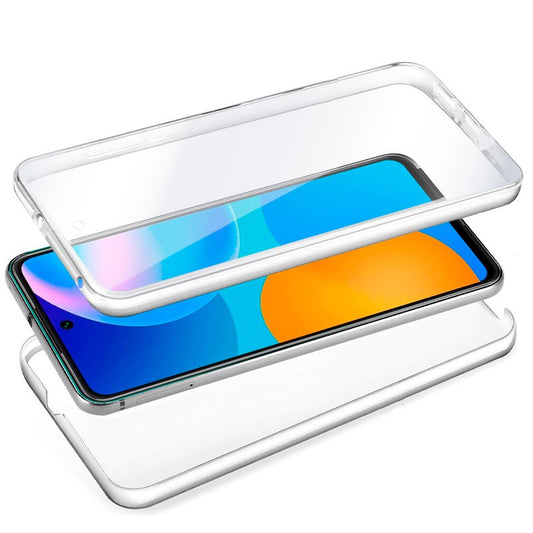 Coque 3D en silicone pour Huawei P Smart 2021 (transparente avant et arrière)