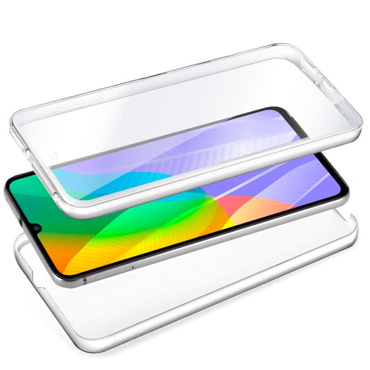 Coque 3D en silicone pour Huawei Y6p (transparente avant et arrière)