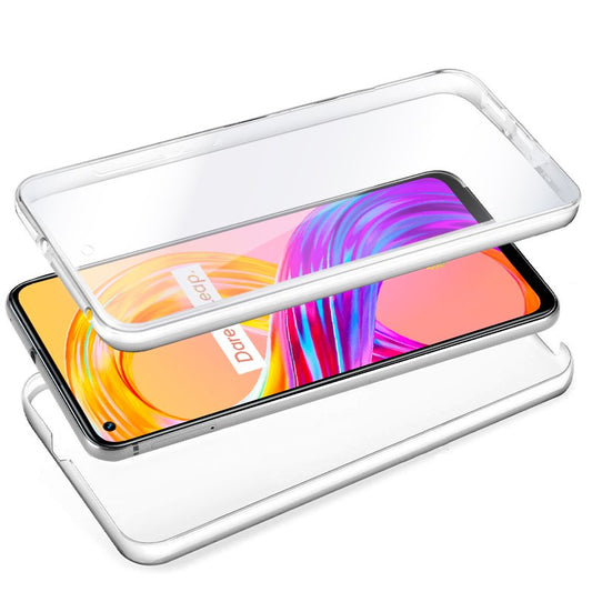 Coque 3D en silicone pour Realme 8/8 Pro (avant et arrière transparents)