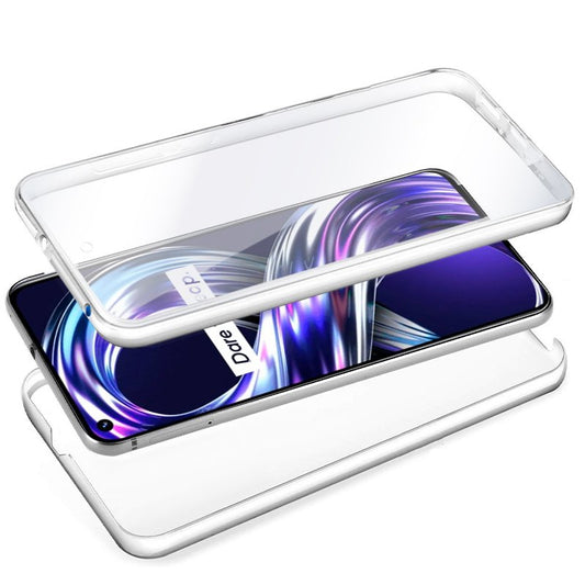 Coque 3D en silicone pour Realme 8i / Narzo 50 (avant et arrière transparents)