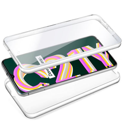 Coque 3D en silicone pour Realme C21Y / C25Y (avant et arrière transparents)