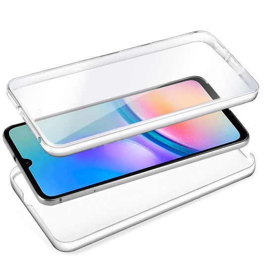 Coque 3D en silicone pour Samsung Galaxy A057 (A05s) (transparente avant et arrière)