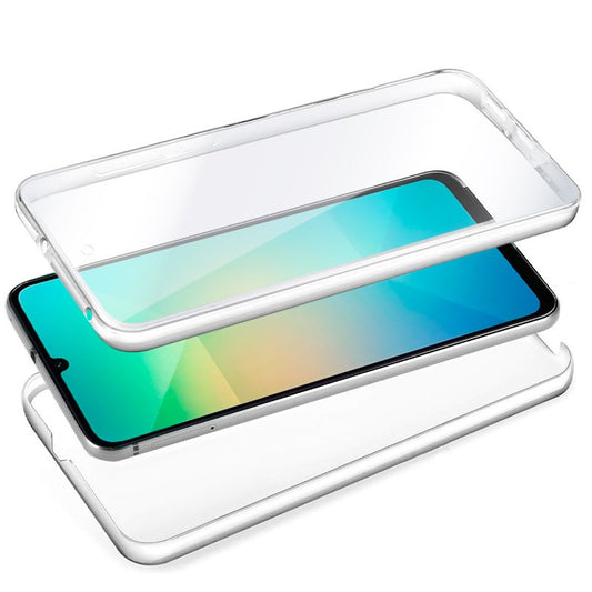 Coque 3D en silicone pour Samsung A065 et Galaxy A06 (transparente avant et arrière)