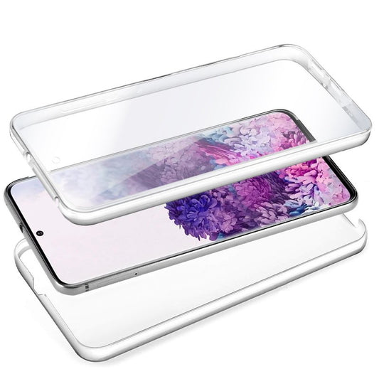 Coque 3D en silicone pour Samsung Galaxy S20 G980 (avant et arrière transparents)
