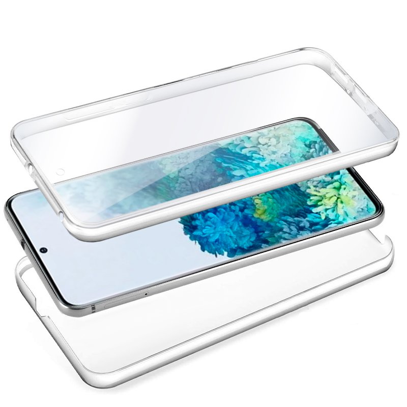 Coque 3D en silicone pour Samsung Galaxy S20 Plus G985 (avant et arrière transparents)