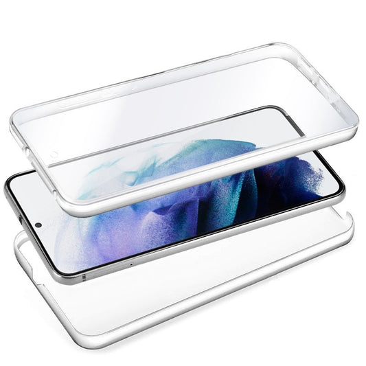 Coque 3D en silicone pour Samsung Galaxy S21 Plus G996 (avant et arrière transparents)