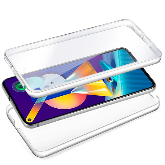 Coque 3D en silicone pour Samsung Galaxy M11/A11 (transparente avant et arrière)