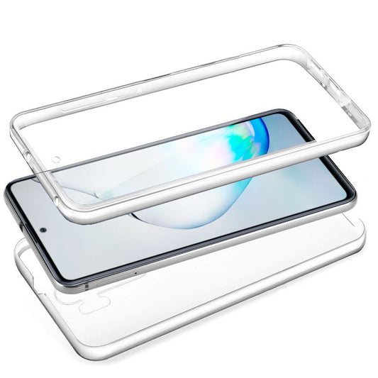 Coque 3D en silicone pour Samsung Galaxy Note 10 Lite N770 (avant et arrière transparents)