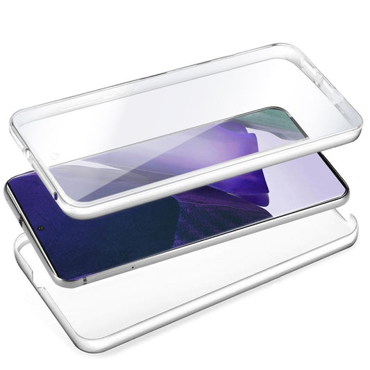 Coque 3D en silicone pour Samsung Galaxy Note 20 Ultra N985 (avant et arrière transparents)