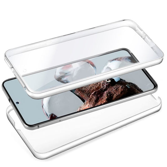 Coque 3D en silicone pour Xiaomi 12T / 12T Pro (transparente avant et arrière)