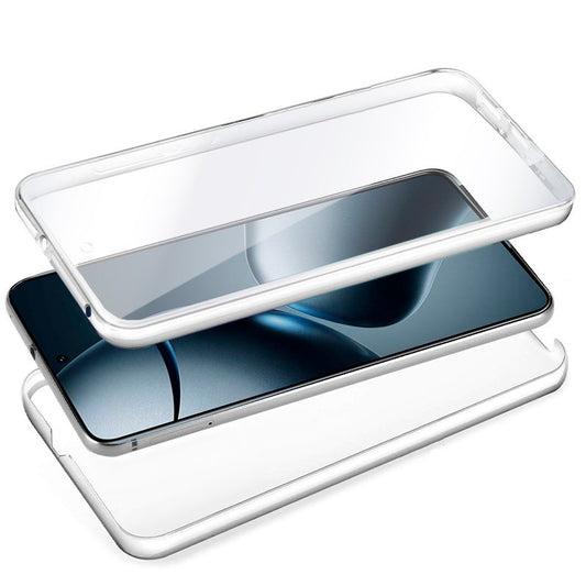 Coque 3D en silicone pour Xiaomi 14T (transparente avant et arrière)