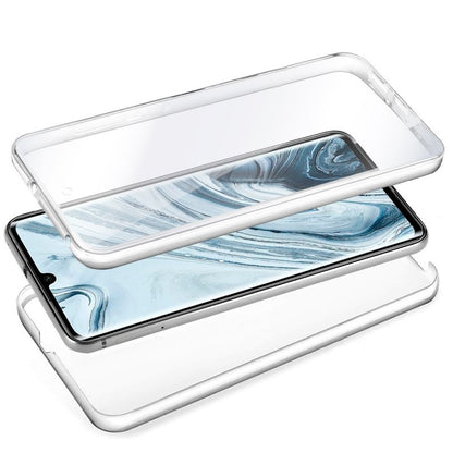 Coque 3D en silicone pour Xiaomi Mi Note 10 / Mi Note 10 Pro (transparente avant et arrière)