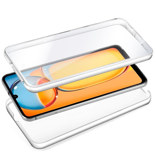 Coque 3D en silicone pour Xiaomi Redmi 13C / 13C 5G / Poco C65 (transparente avant et arrière)