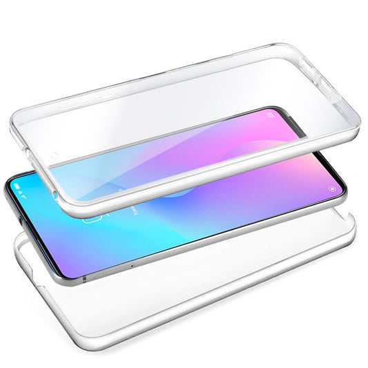 Coque 3D en silicone pour Xiaomi Redmi 9T (avant et arrière transparents)
