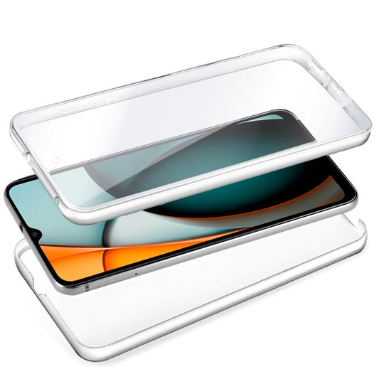 Coque 3D en silicone pour Xiaomi Redmi A3 (transparente avant et arrière)
