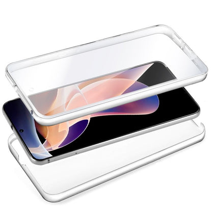Coque 3D en silicone pour Xiaomi Redmi Note 11 Pro / Note 11 Pro 5G / Note 12 Pro 4G (transparente avant et arrière)