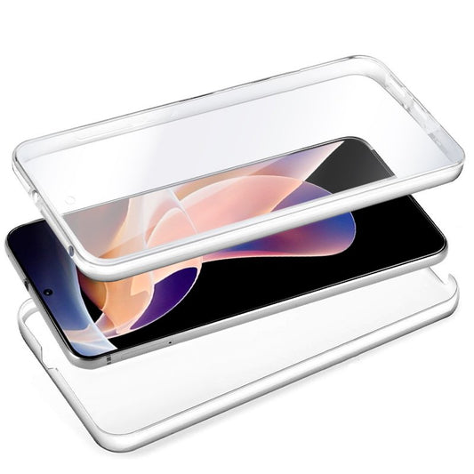 Coque 3D en silicone pour Xiaomi Redmi Note 11 Pro / Note 11 Pro 5G / Note 12 Pro 4G (transparente avant et arrière)