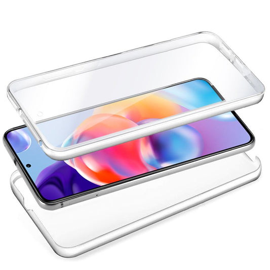 Coque 3D en silicone pour Xiaomi Redmi Note 11 Pro Plus 5G (transparente avant et arrière)