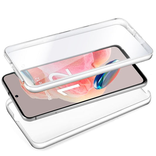 Coque 3D en silicone pour Xiaomi Redmi Note 12 (transparente avant et arrière)