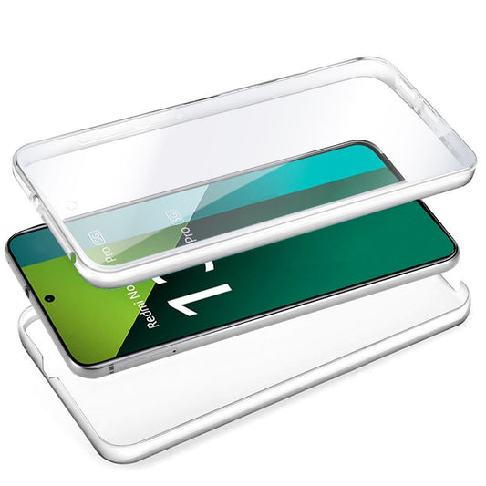 Coque 3D en silicone pour Xiaomi Redmi Note 13 Pro 5G / Poco X6 5G (transparente avant et arrière)