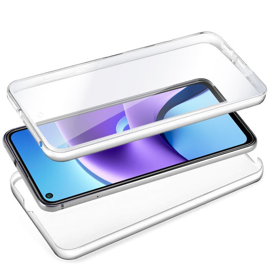 Coque 3D en silicone pour Xiaomi Redmi Note 9T (transparente avant et arrière)