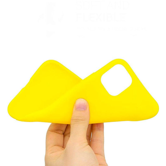 Coque en silicone tendance pour iPhone 11 Pro (jaune)