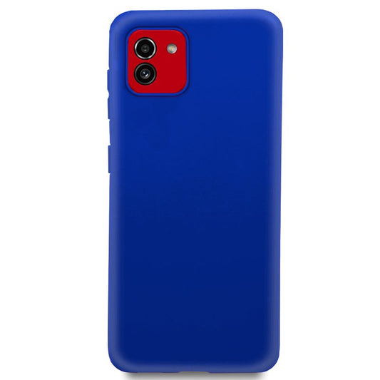 Coque en silicone Cool pour Samsung A035 Galaxy A03 (Bleu)