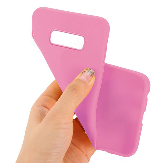 Coque en silicone tendance pour Samsung Galaxy S10e G970 (rose)